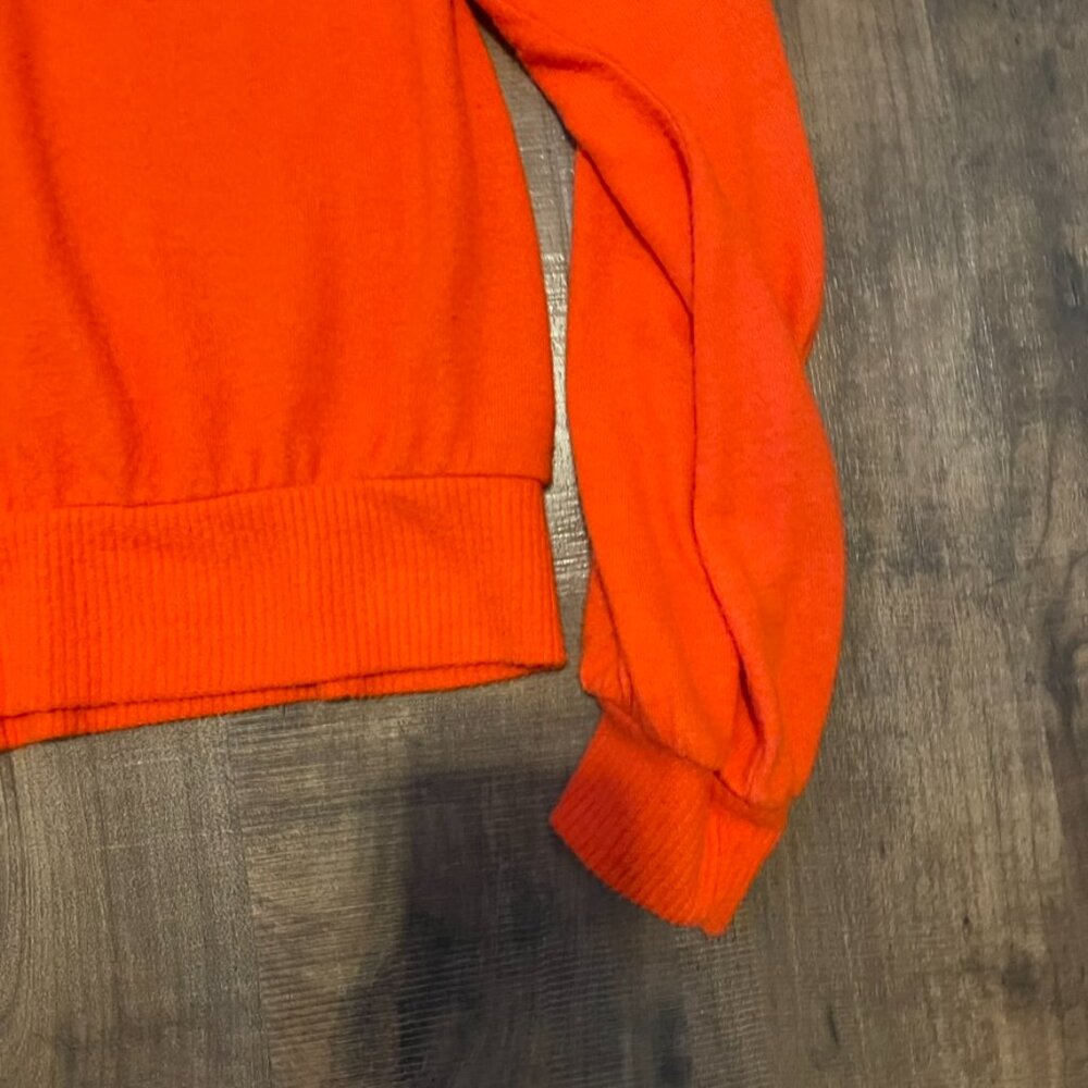 FP Beach Bright Orange Lightweight Pullover Sweater Women’s M - Picture 7 of 8